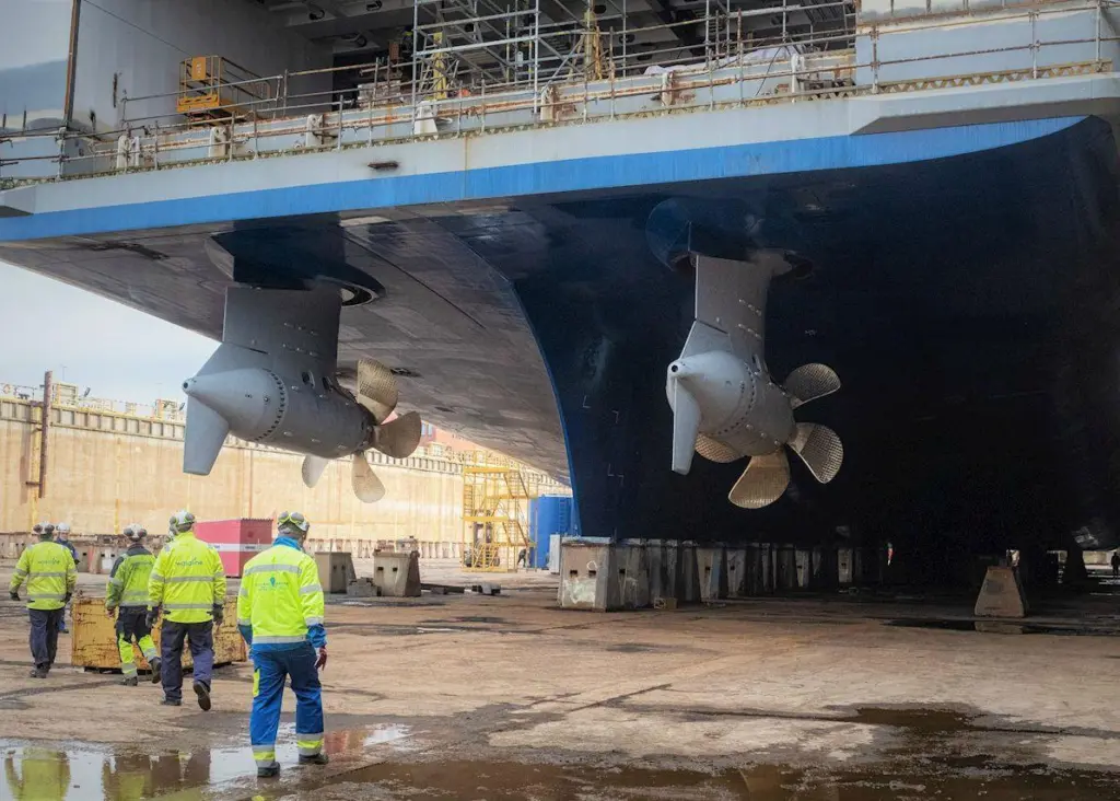 Azipod electric propulsion installation