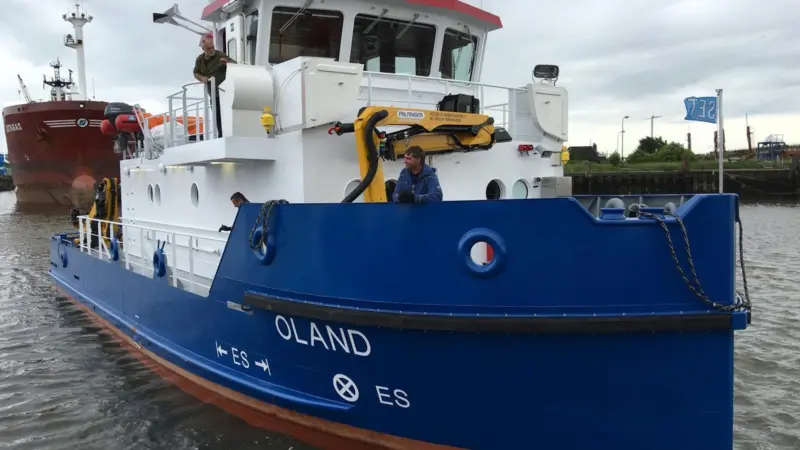 Oland “looks like new again” after grounding repairs