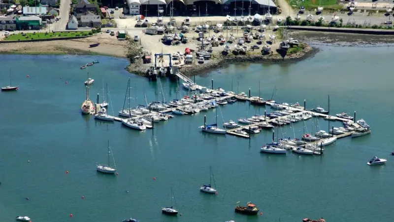 Crosshaven Boatyard is based on the Cork estuary