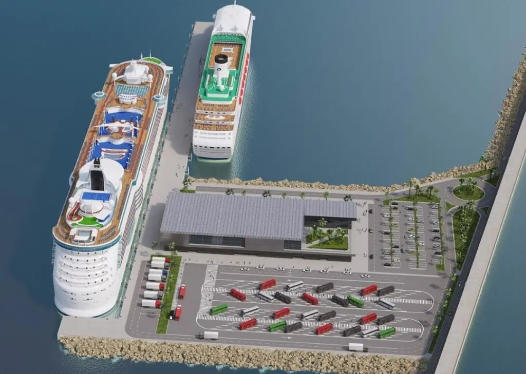 When completed the new Balears Wharf will have a surface area of 4 hectares