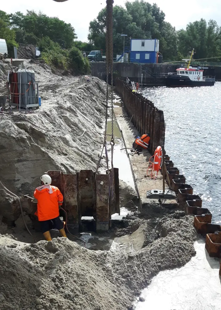 Millionensteg in Wilhelmshaven: small jobs are important, says NPorts (Photo: Thieling-Bau)