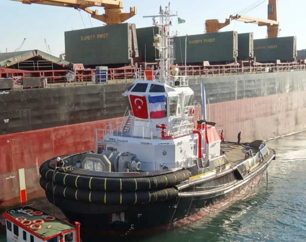 Bogazici recently launched the RAL-designed tug 'Cyathea' for Chambon (Bogazici)