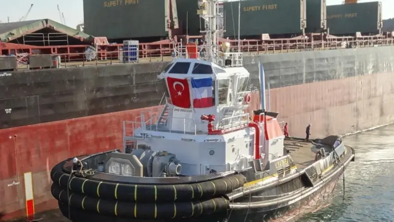 Bogazici recently launched the RAL-designed tug 'Cyathea' for Chambon (Bogazici)