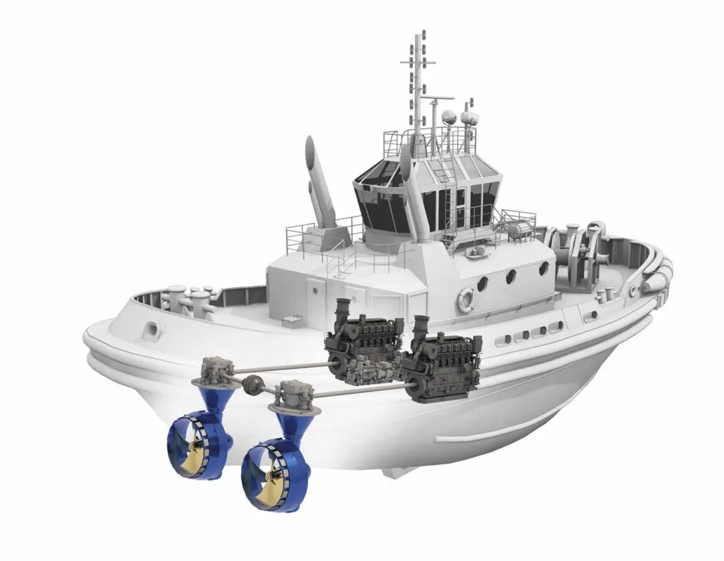 Schottel's Sydrive-M hybrid system will feature in the tug for Port of Aarhus (Schottel)