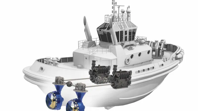 Schottel's Sydrive-M hybrid system will feature in the tug for Port of Aarhus (Schottel)