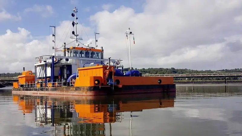 The Port Authority has been conducting trials with water injection dredging in the Caland Kanaal