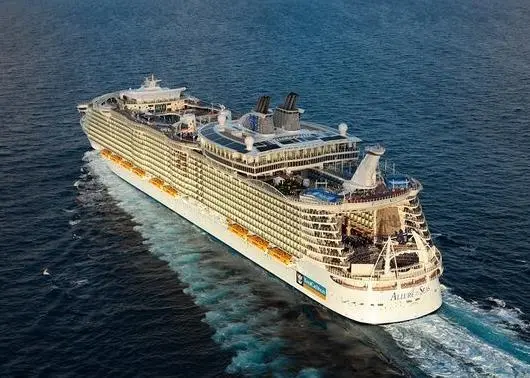 'Allure of the Seas' was the first cruise ship to dry dock after the lock down (Photo: Royal Caribbean Group)