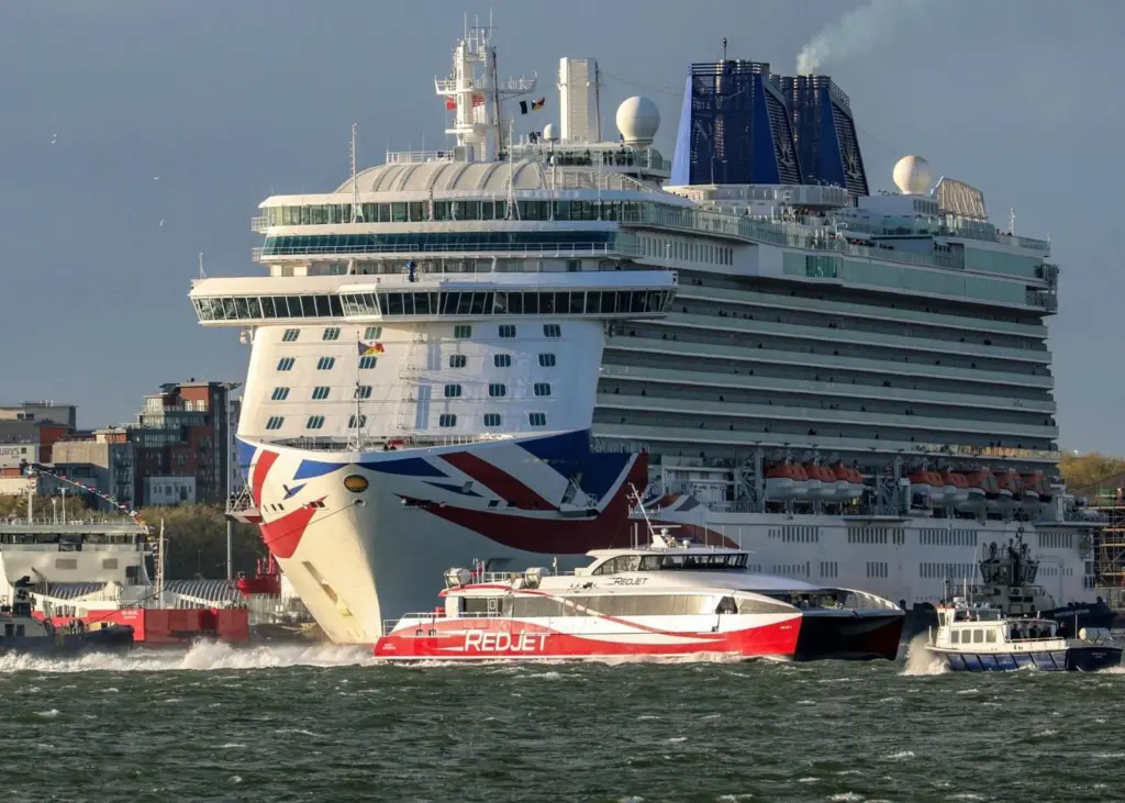 Cruise ship at ABP Southampton