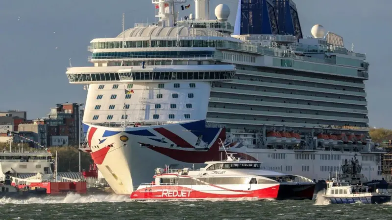 Cruise ship at ABP Southampton