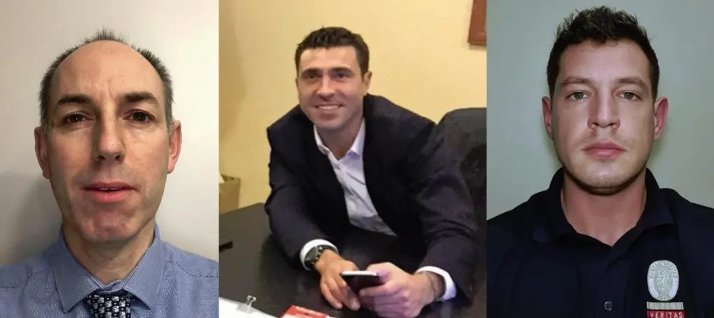 Fron Left: Andy Osborne, Cedric Merveillaud, Owen Preece