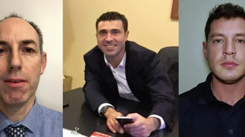 Fron Left: Andy Osborne, Cedric Merveillaud, Owen Preece