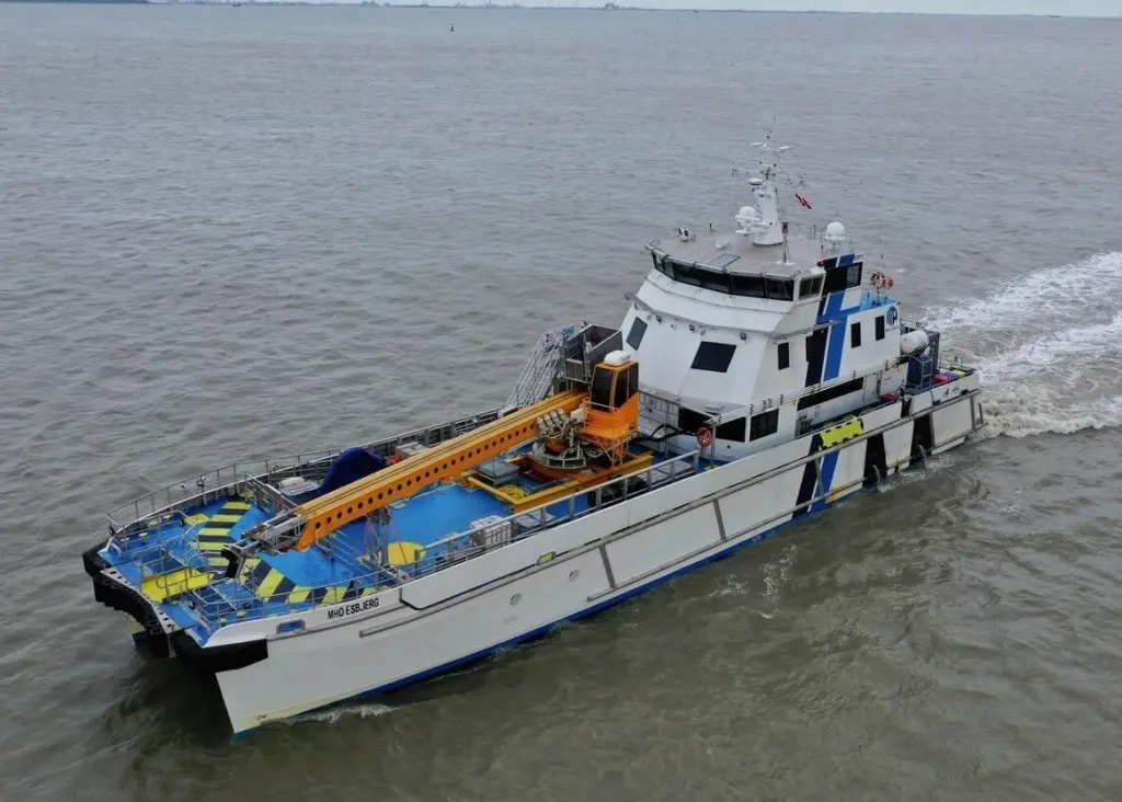 Following harbour trials it is planned to install the prototype on the 32 metre long CTV 'MHO-Esbjerg'