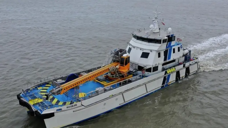 Following harbour trials it is planned to install the prototype on the 32 metre long CTV 'MHO-Esbjerg'