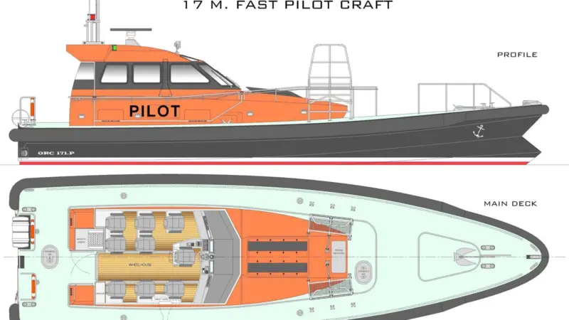 The ORC-171 pilot boat Photo: MAN