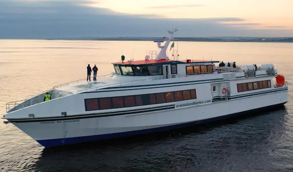 For a 40 metre vessel operating at 20 knots, a low displacement is key to achieving minimum installed power