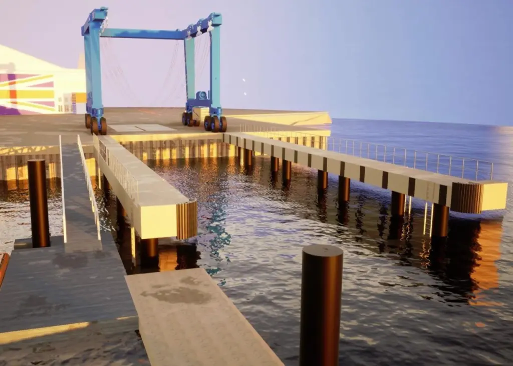 2021 will also see the completion of a new Wise boat lift on Venture Quays in East Cowes
