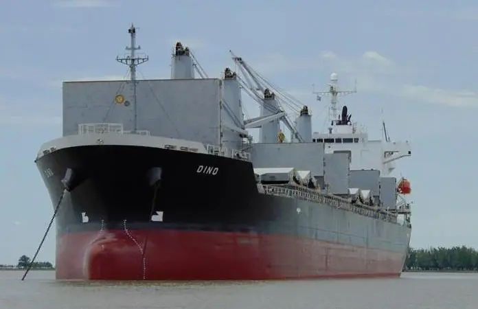Tsavliris has refloated several vessels in the Parana River region including 'Dino'  (Photo; Tsavliris)