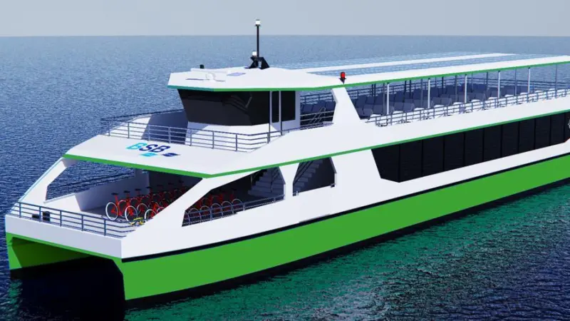 Electric catamarans are the first step for eco friendly BSB
