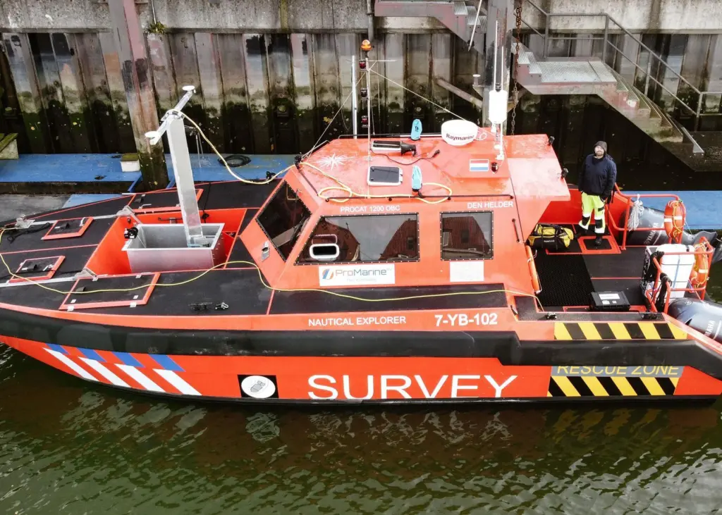 seafloor surveying vessel