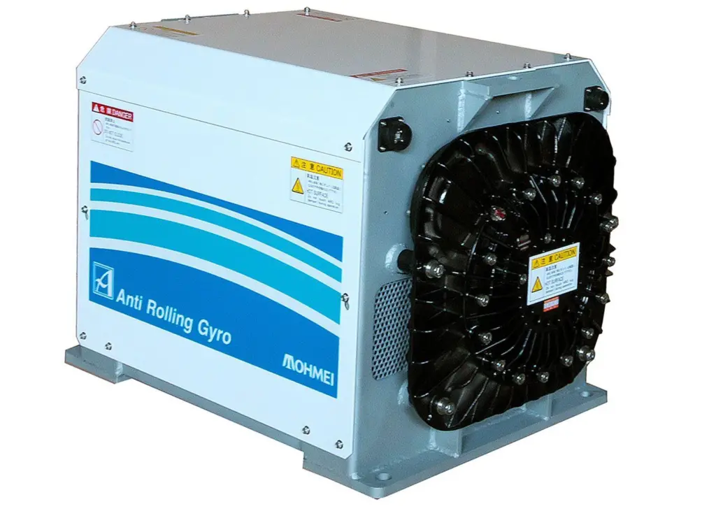 anti rolling gyro system