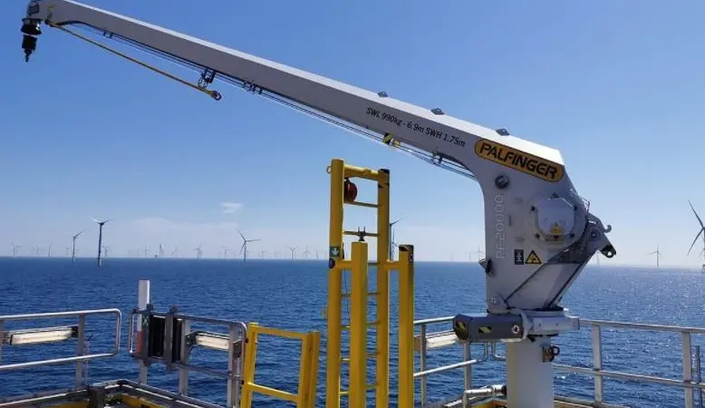 Palfinger boom crane
