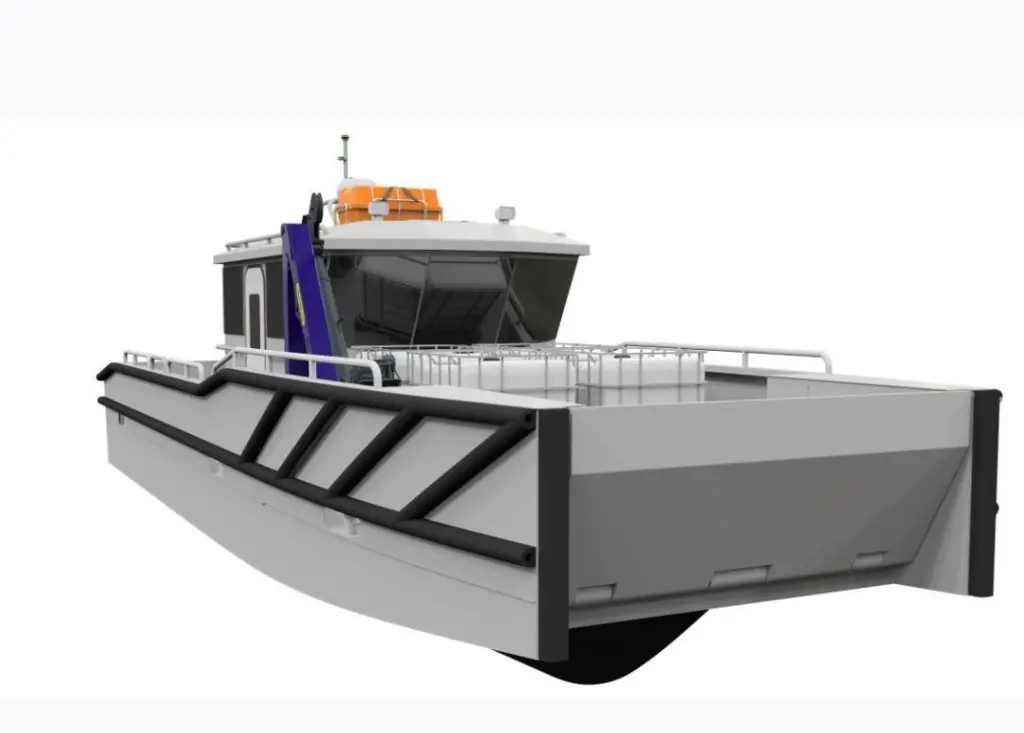 Chartwell has delivered a market first design, with the vessel set to be fitted with two OXE diesel outboard engines