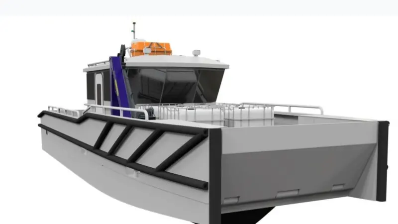 Chartwell has delivered a market first design, with the vessel set to be fitted with two OXE diesel outboard engines