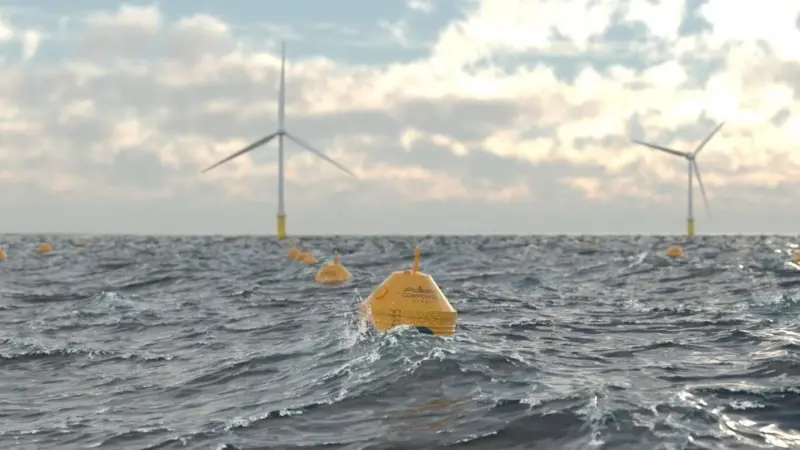 Visualisation of a future Corpower wave energy farm