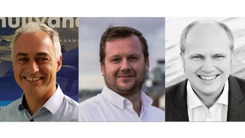 Speakers from left: Bruno Bouckaert, Simon Schofield, Trygve H. Espeland