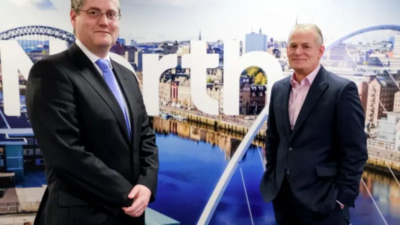 James Tyrrell (left), newly-elected as Chair of North P&I Club pictured with Paul Jennings, North Chief Executive