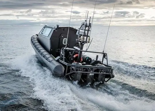 BWB's Patrol 12 RIB design can offer a detatchable wheelhouse