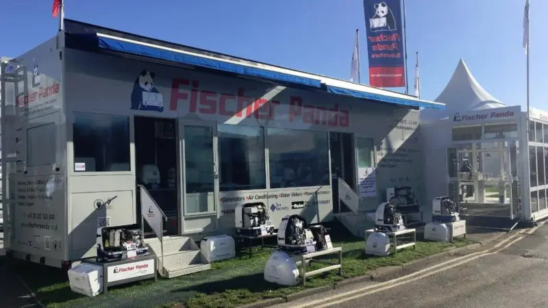 Fischer Panda display trailer