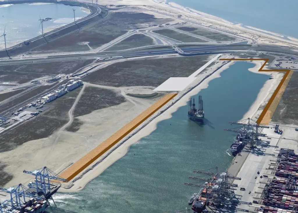 The new building work will be on either side of the harbour, which is approximately 2.5kms long
