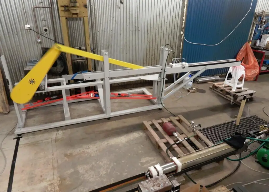 Wavepiston seal testing (Photo: Wavepiston