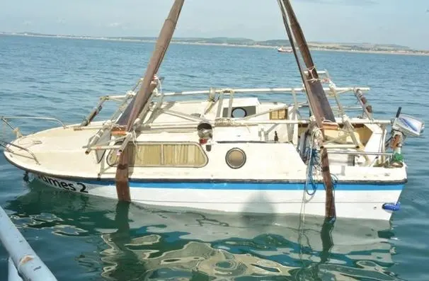 The 'James 2' was swamped and sank in the incident