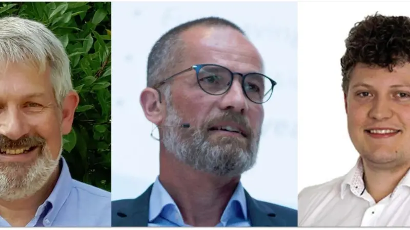 Speakers from left: Simon Powell, Torleif Stokke, Tom Binns
