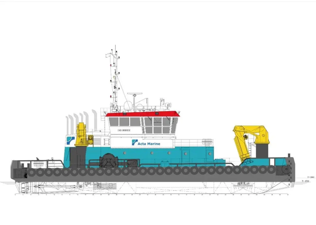 Acta Marine says Coastal Crown will be ‘a future proof asset on the international workboat market’