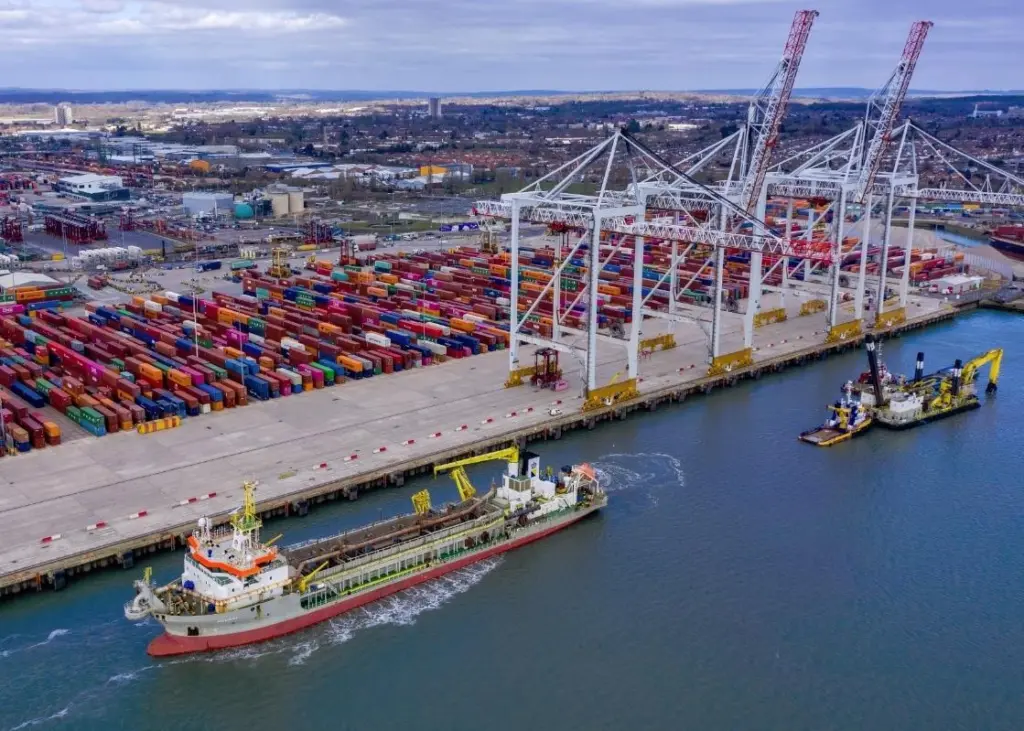 Southampton is Britain’s second largest container terminal