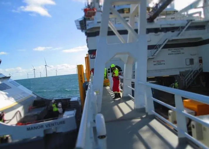All personnel working on Olympic Subsea’s vessels currently in service now wear ScanReach wireless sensors (image: Olympic Subsea)