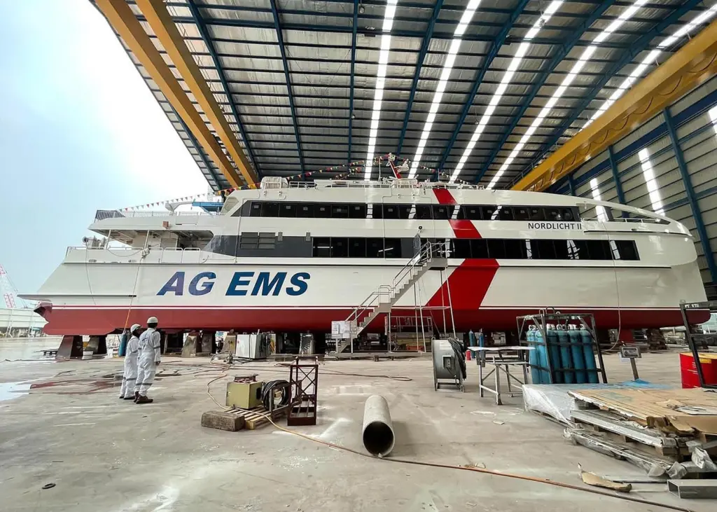 Singapore-built fast cat is due for operation soon.