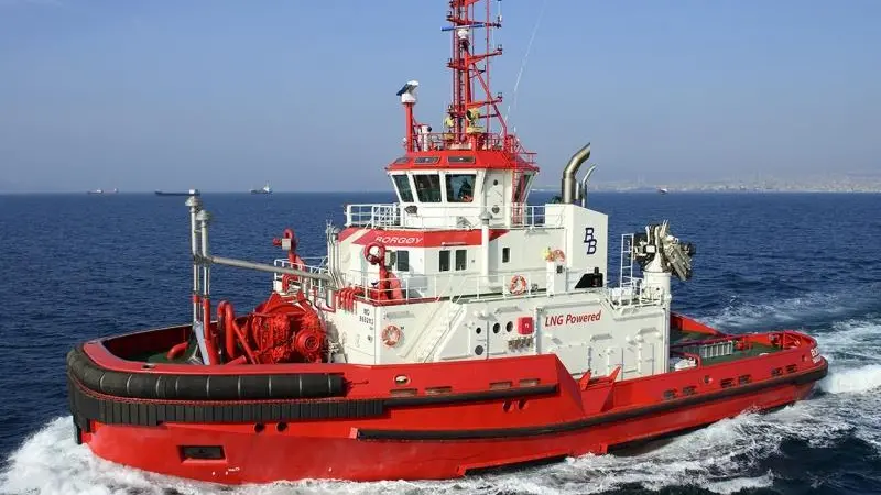 'Borgoy' was the world's first LNG-powered escort tug (Sanmar)