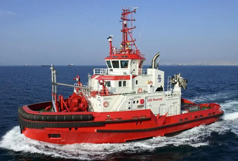 'Borgoy' was the world's first LNG-powered escort tug (Sanmar)
