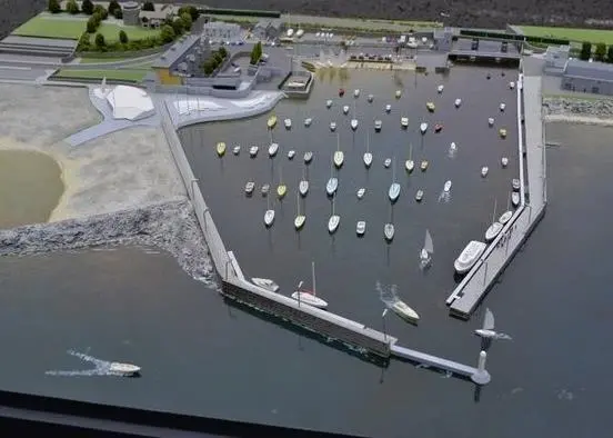 Under the proposals being discussed will be the rebuilding of the south pier back to its original length