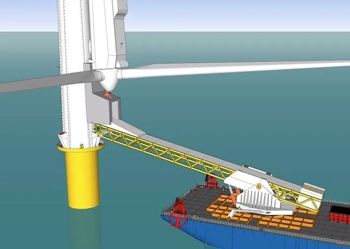 SENSEWind has successfully demonstrated the SENSE system in action, installing a modified Vestas V27 rotor nacelle assembly on a 26-m high tower
