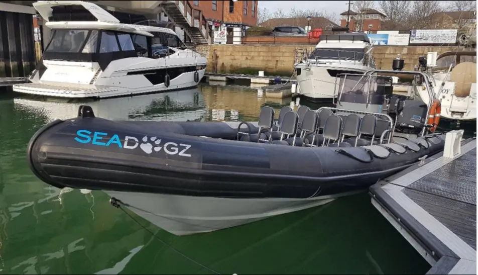 Commercially operated high speed passenger rigid inflatable boat ‘Seadogz’