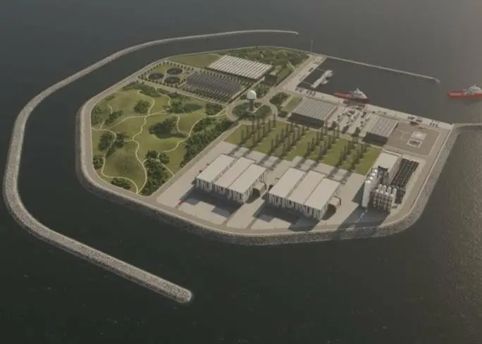 VindØ artificial island is planned to be built in the Danish part of the North Sea