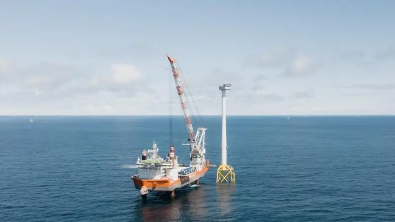 Moray East exported its first power to the national grid on 5th June 2021
