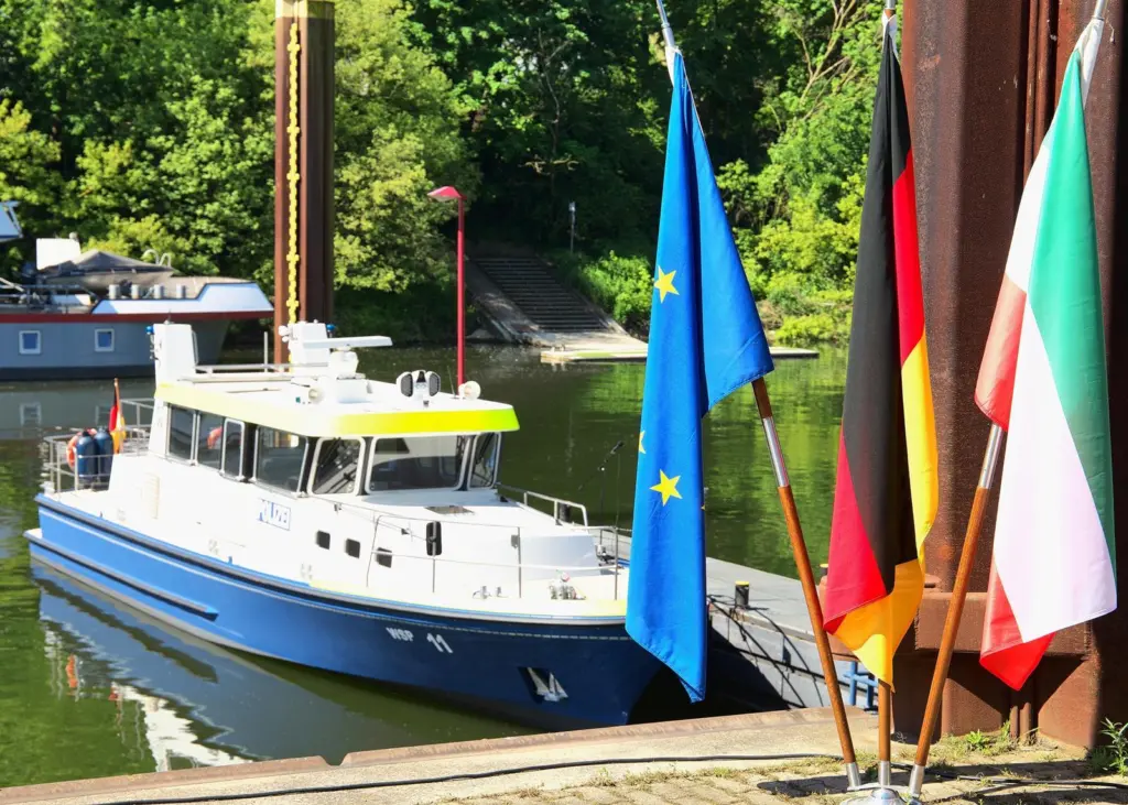 New German police boat is third of four and more are planned.