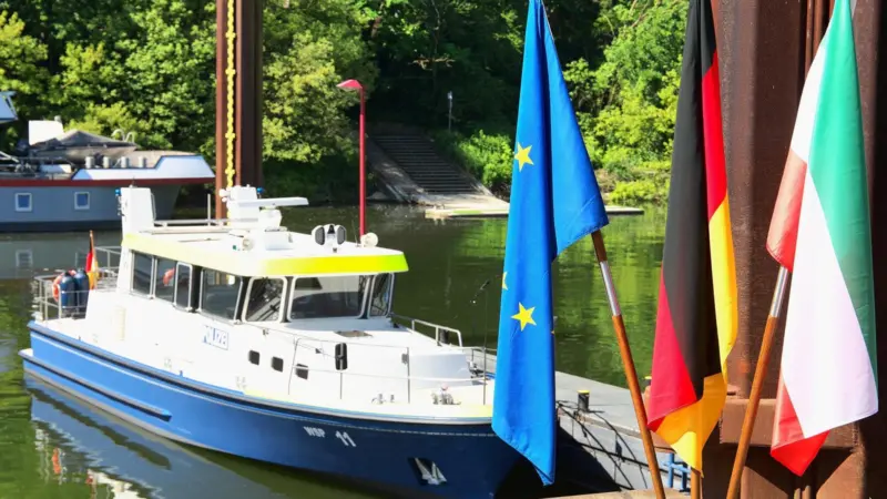 New German police boat is third of four and more are planned.