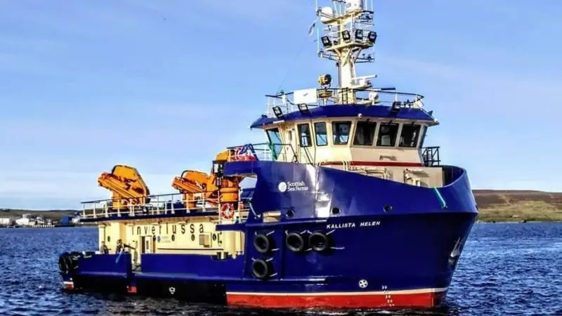 Aquaculture Thermolicing Vessel MV ‘Kallista Helen’